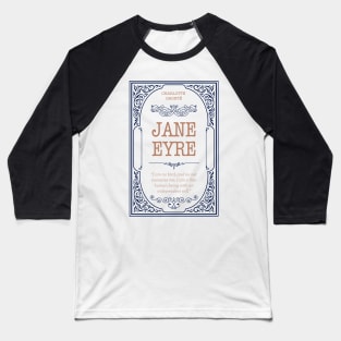 Jane Eyre & Mr Rochester, Thornfield Hall, Charlotte Bronte Baseball T-Shirt